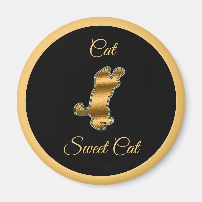 Cat Sweet Cat Magnet (Framsidan)