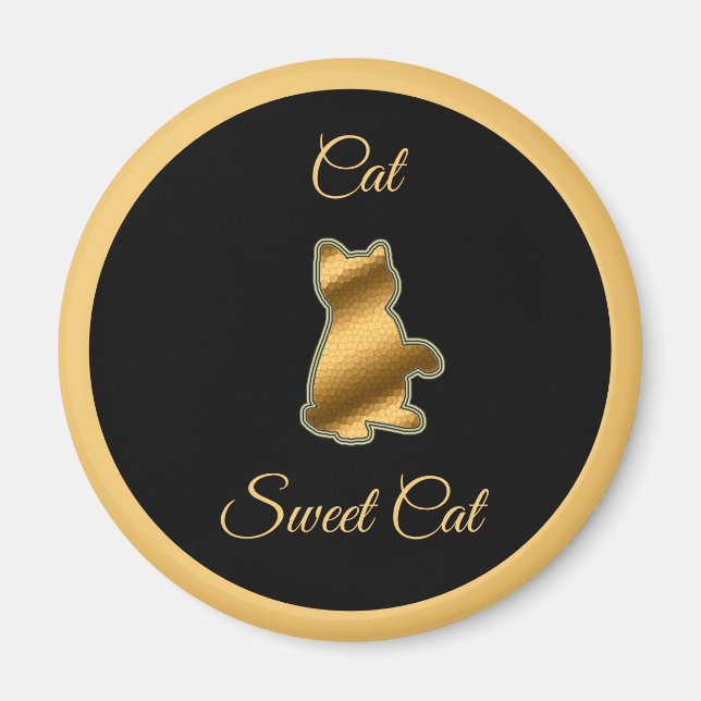 Cat Sweet Cat Magnet (Framsidan)