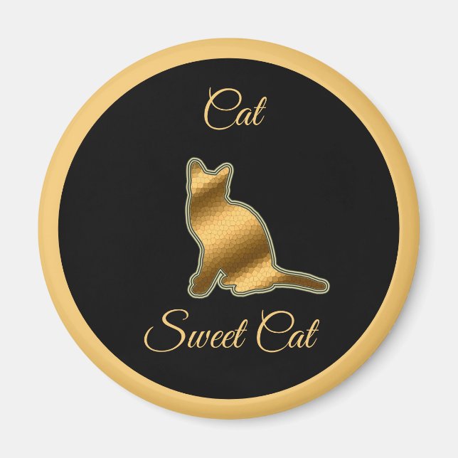 Cat Sweet Cat Magnet (Framsidan)