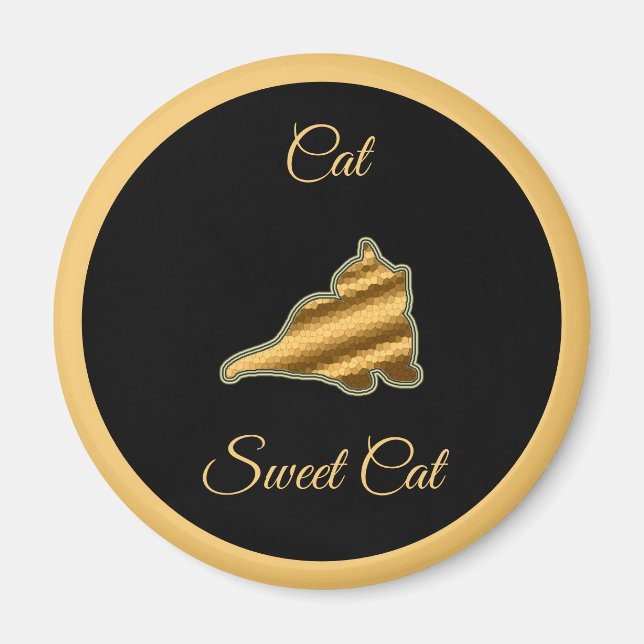 Cat Sweet Cat Magnet (Framsidan)