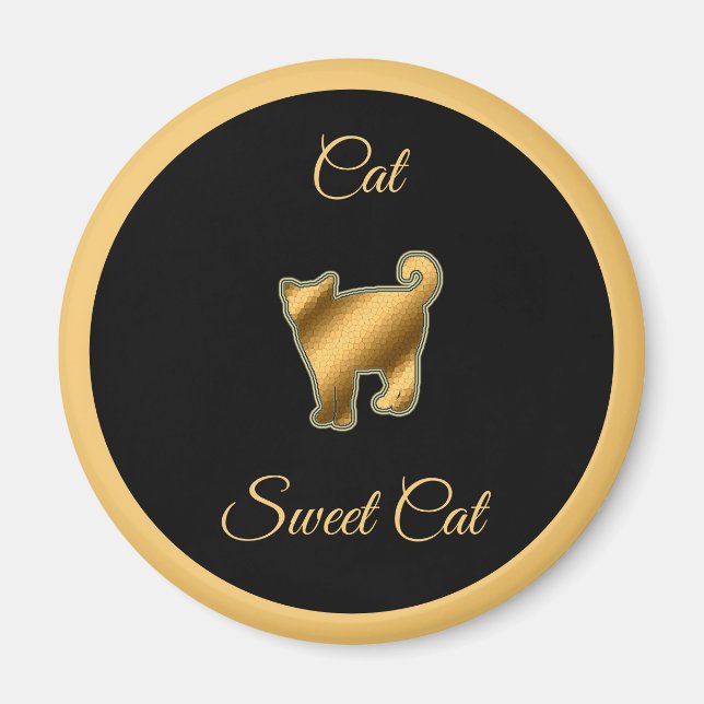 Cat Sweet Cat Magnet (Framsidan)
