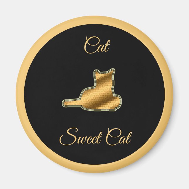 Cat Sweet Cat Magnet (Framsidan)