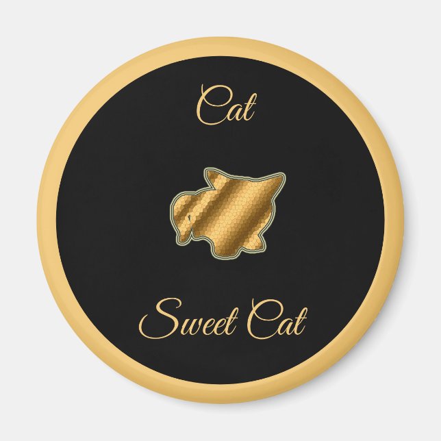 Cat Sweet Cat Magnet (Framsidan)