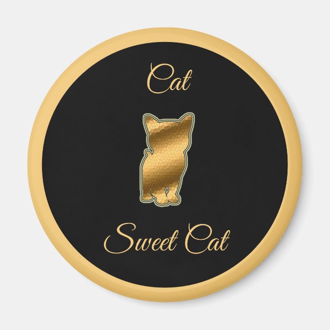 Cat Sweet Cat Magnet (Framsidan)