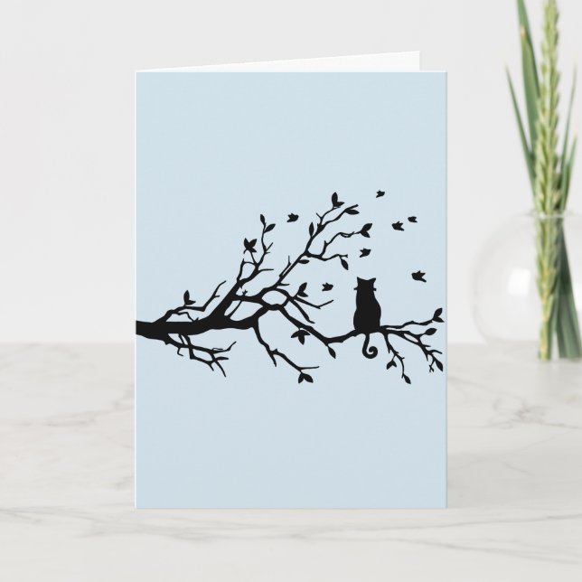 Cat Sympathy Card Memorial Rainbow's End Dikt Pet Kort (Framsida)