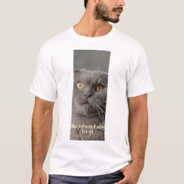 Cat T-Shirt för manar