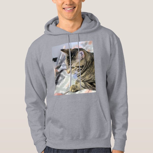 Cat T-Shirt Hoodie (Framsida)