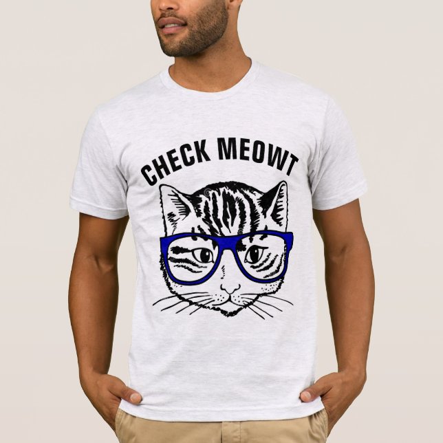 Cat T-shirts, finare, MEOWT T Shirt (Framsida)