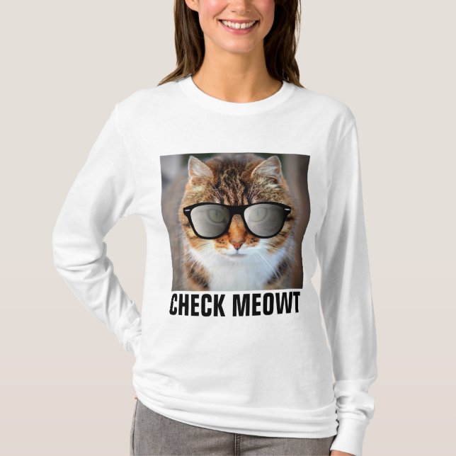 Cat T-shirts, finare, MEOWT T Shirt (Framsida)