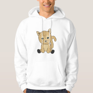 Cat Tabby Cute Cats Päls Nose Kittens Hoodie