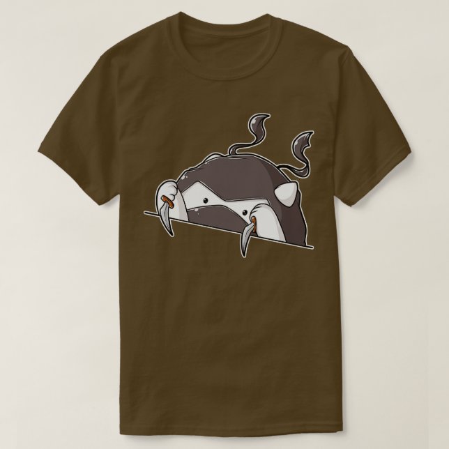 Cat Tabletop RPG Rogue T Shirt (Design framsida)