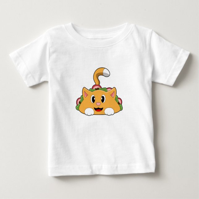 Cat Taco T Shirt (Framsida)