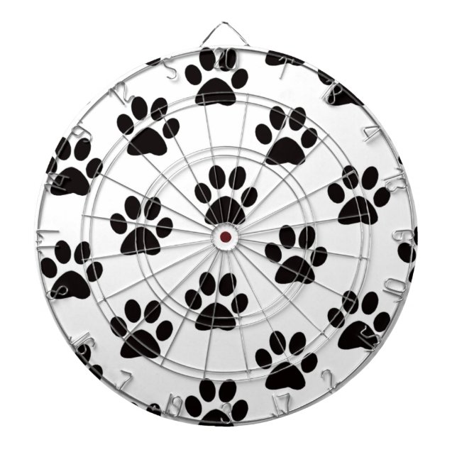 Cat Tass avtryck Dart Board Darttavla (Framsidan)