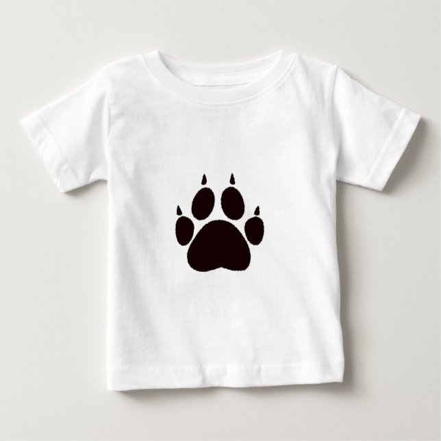 Cat Tass avtryck T Shirt (Framsida)