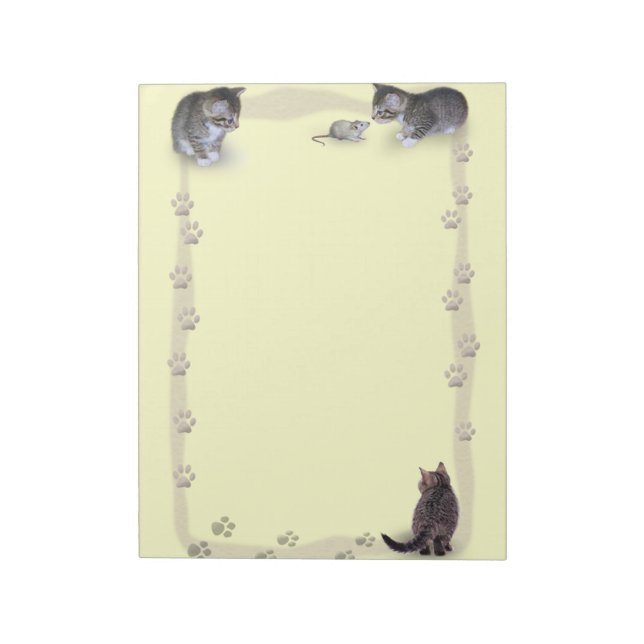 Cat Tass Ram Anteckningsblock (Roterad)