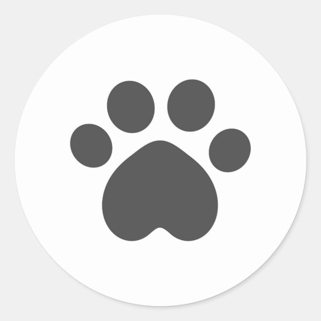 Cat tass runt klistermärke (Framsida)