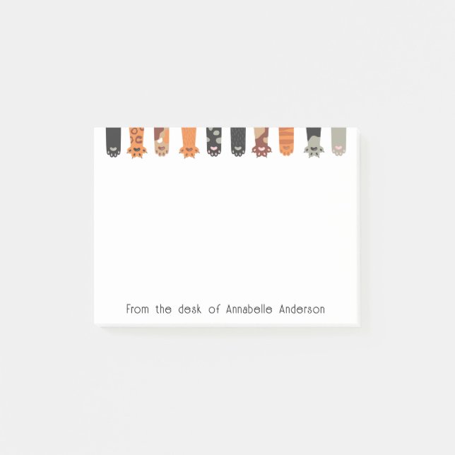 Cat Tassar personalize Notes Post-it Block (Framsida)