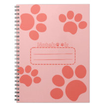 Cat tassar red Red journal bärbar dator