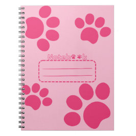 Cat tassar rosa journal bärbar dator anteckningsbok