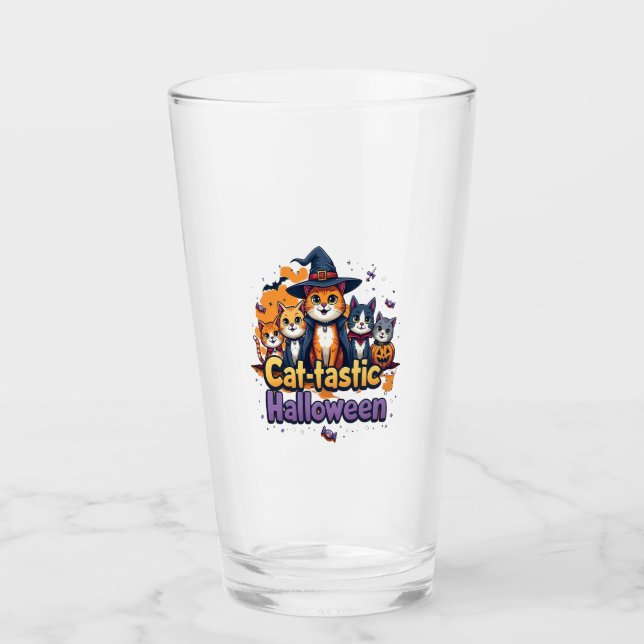 Cat-tastic Halloween Glaskopp (Framsida)