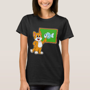 Cat Teacher Pointer Fish T Shirt