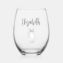 Cat Tecknad Teckning Black White Winking Kattunge