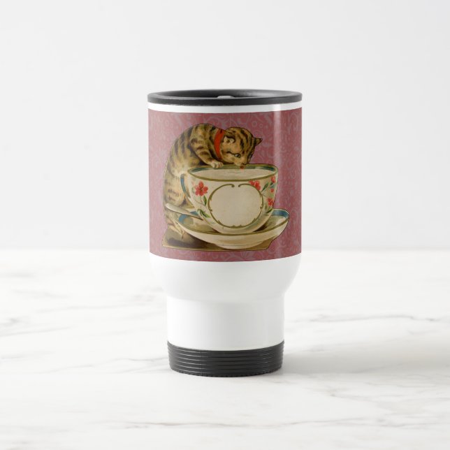 Cat Tekopp Cute Cute Vintage Victorian Resemugg (Center)