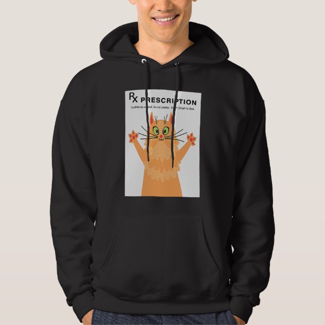 Cat Therapy Hoodie (Framsida)
