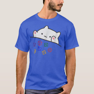 Cat Throwing Dice Tabletop Games Cute Kawaii Anima T Shirt
