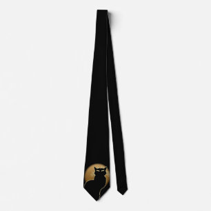 Cat Ties Snyggt Black Cat Ties Cat Lover-gåvor Slips