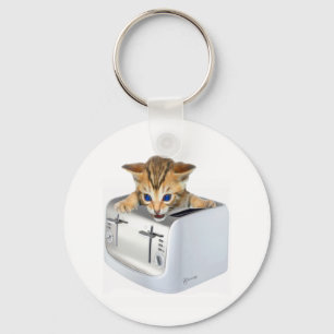 Cat Toaster Nyckelring