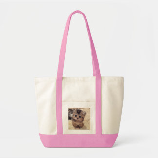 Cat tote bag tygkasse