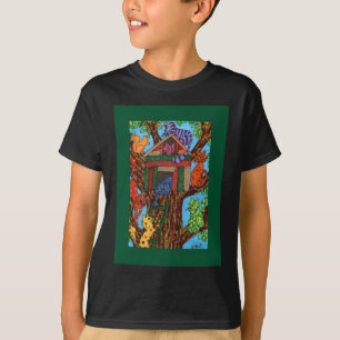 Cat Träd House T Shirt