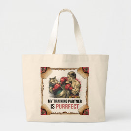 Cat Training Partner Classic Tote bag - Muay Thai Jumbo Tygkasse