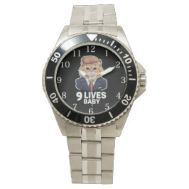 Cat Trump 9 Lives Baby Armbandsur