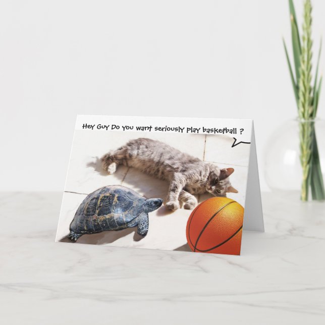 CAT, TURTLE OCH BASKETBALL KORT (Framsida)