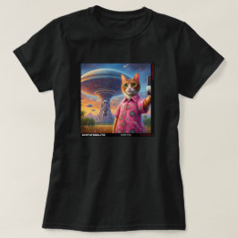 Cat UFO Selfie: Gift från Kitten #02 T Shirt
