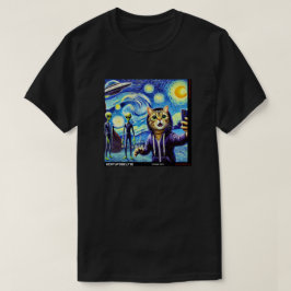 Cat UFO Selfie: Gift från Kitten #07 T Shirt