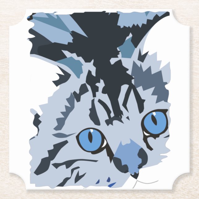 Cat Underlägg Papper (Framsida)