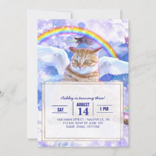 Cat Unicorn - Caticorn Inbjudningar