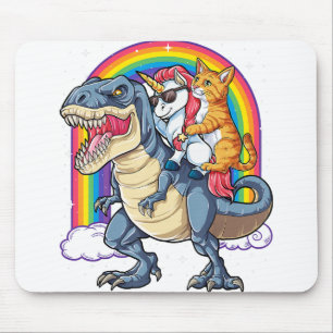 Cat Unicorn Dinosaur t rex Kitten älskare Musmatta