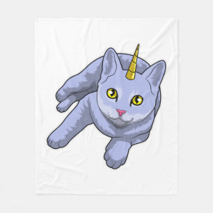 Cat Unicorn Fleecefilt