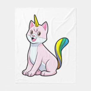 Cat Unicorn Fleecefilt