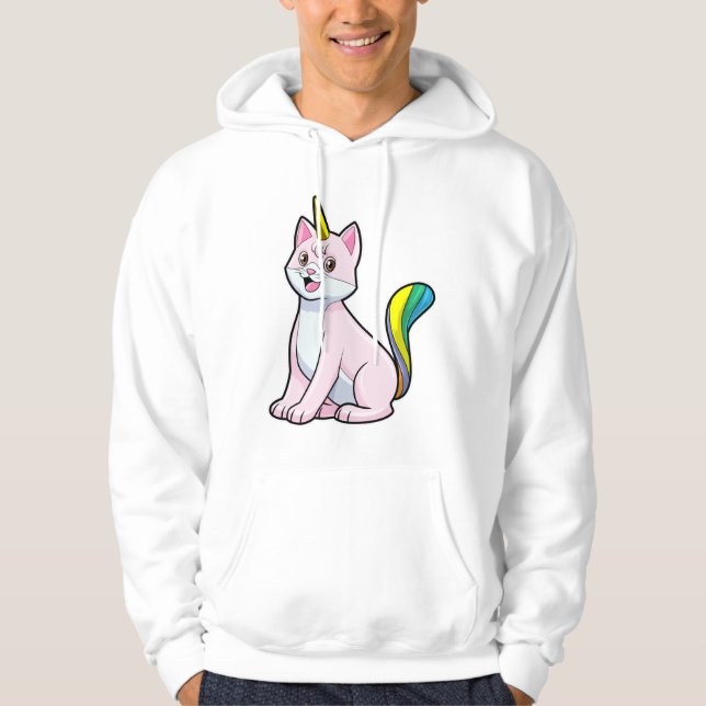 Cat Unicorn Hoodie (Framsida)