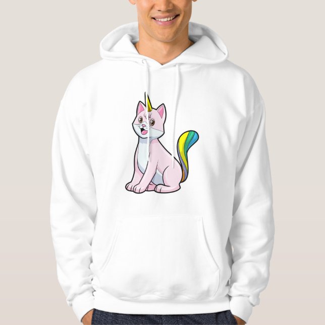 Cat Unicorn Hoodie (Framsida)