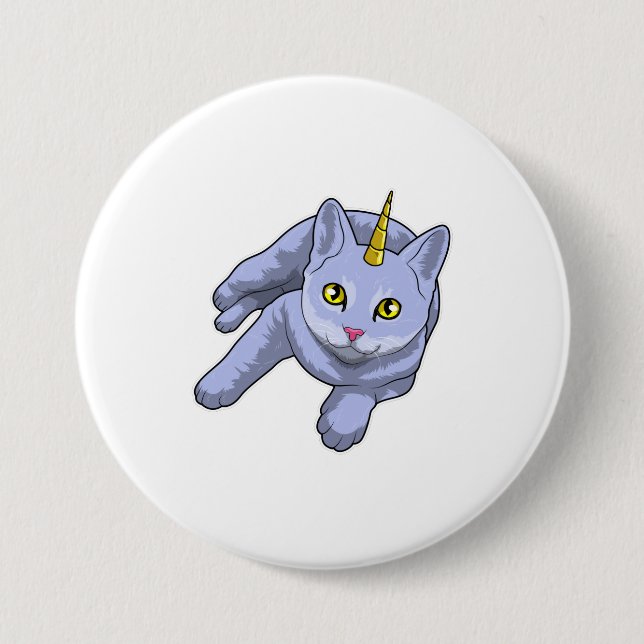 Cat Unicorn Knapp (Framsida)