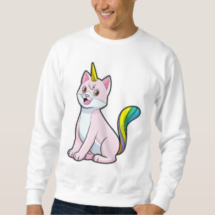 Cat Unicorn Lång Ärmad Tröja