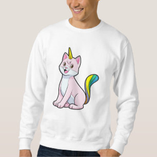 Cat Unicorn Lång Ärmad Tröja