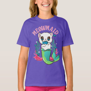 Cat Unicorn Meowmaid T Shirt
