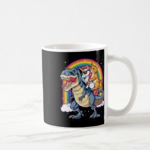 Cat Unicorn Riding Dinosaur T Rex Kitten Älskare S Kaffemugg